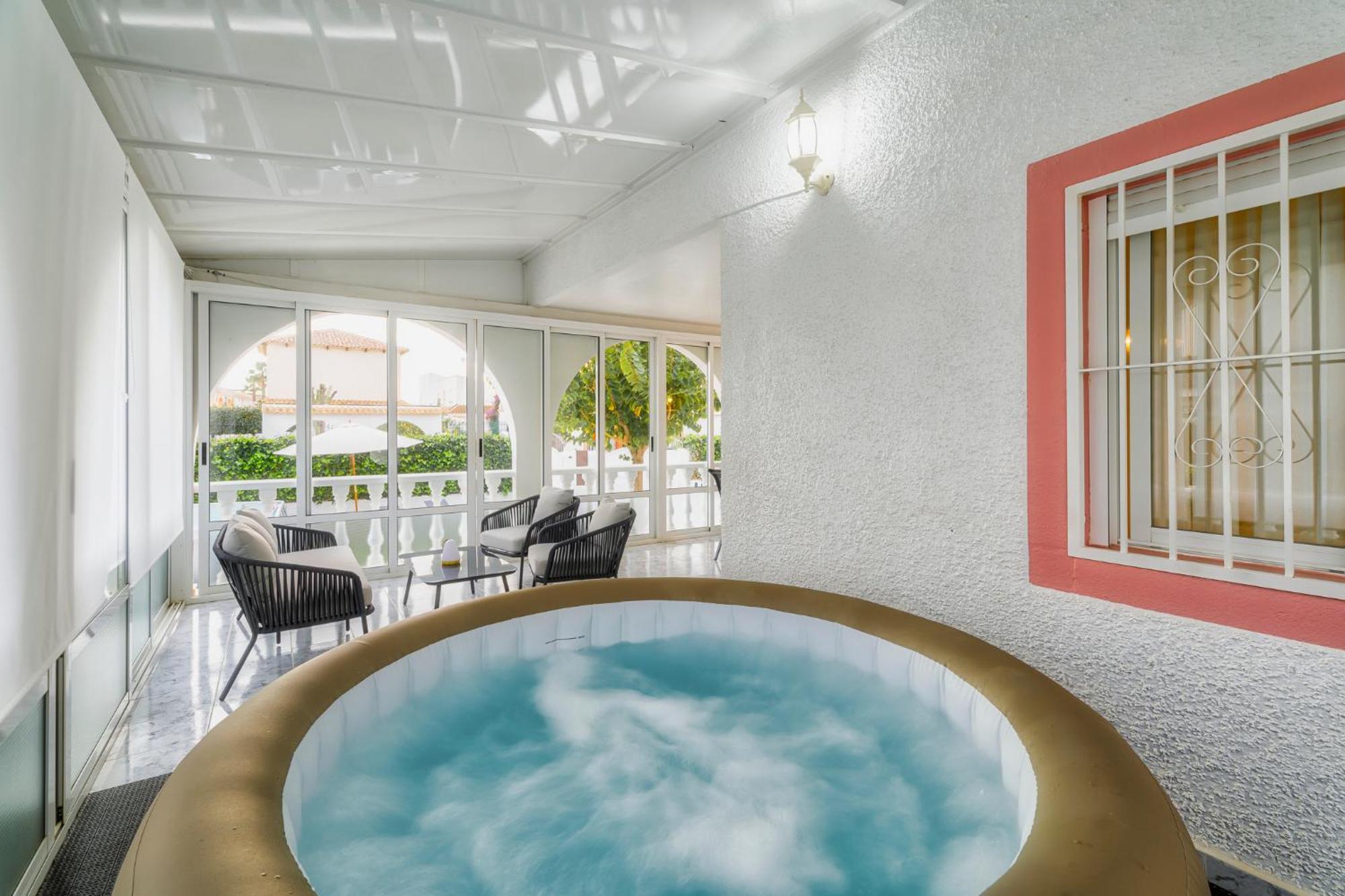 Villa Marie Estancia Premium En El Mar Menor Con Jacuzzi Climatizado Los Narejos Buitenkant foto